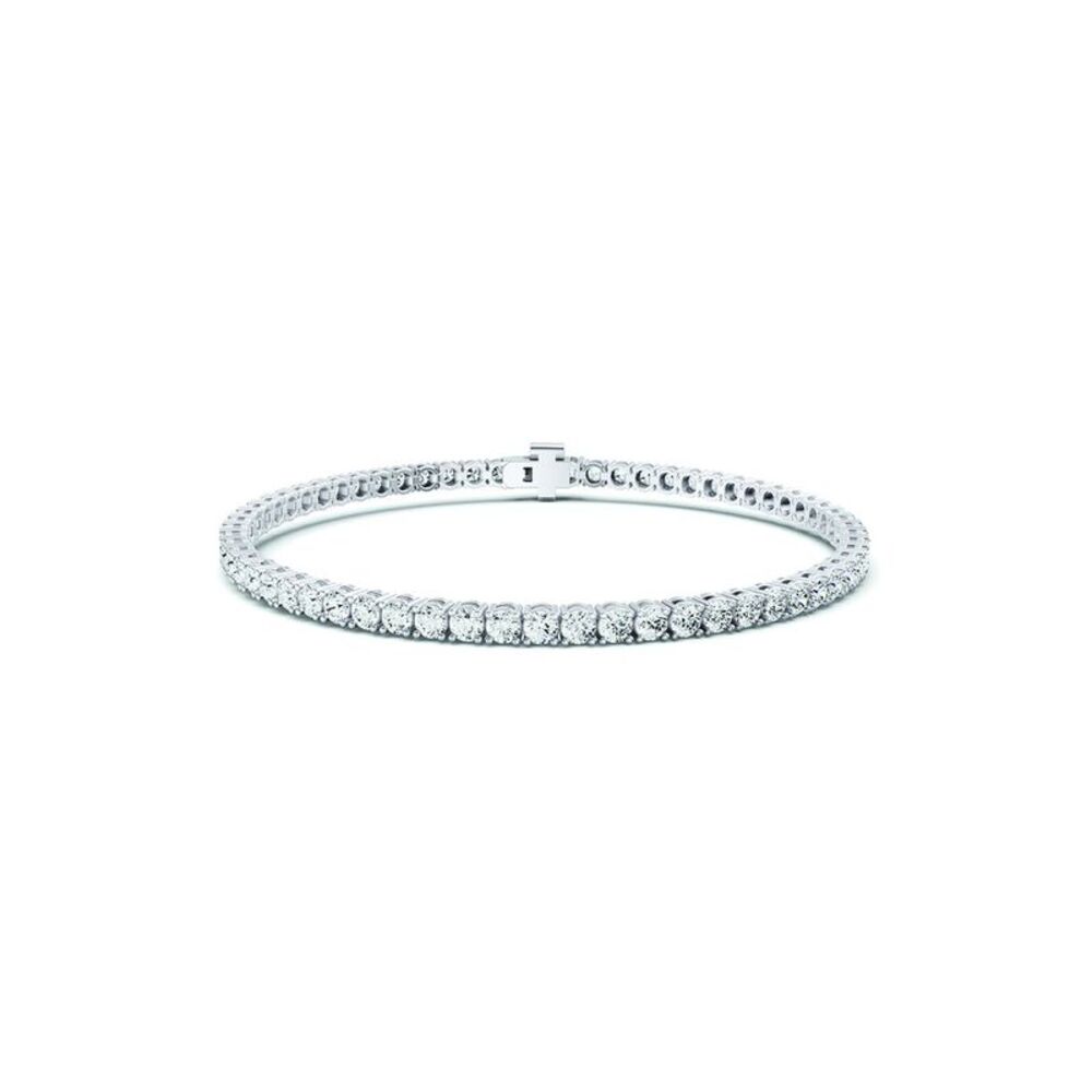 14K 7.00 Ct. Tw. Lab-Grown Diamond Tennis Bracelet
